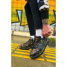 Verto CH254  Cst Pittura Erkek Ayakkabı 498 Sarı / Mavı / Kırmızı Splush