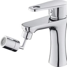 Tbl Dekor®  720 Derece Dönebilen 4 Filtreli Tüm Musluk Tipleri Ile Uyumlu Montaj Aparatlı Musluk Başlık