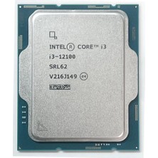 Verto Intel Core I3 12100 4 Core 4.30 Ghz 12MB 1700P Tray (Kutusuz) (Fansız) (12.nesil) (Vga)
