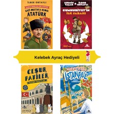 Kronik Kitap Çocuklar Soruyor Ilber Hoca Cevaplıyor Gazi Mustafa Kemal Atatürk / Cumhuriyetin Ilk Sabahı /4 Kitap Set