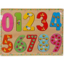 NW NessiWorld 5215 -Wooden Puzzle Numbers 10 Parça