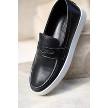 Vantaggio Shoes Ravenna %100 Hakiki Deri Erkek Loafer Ayakkabı, Günlük Casual Ayakkabı
