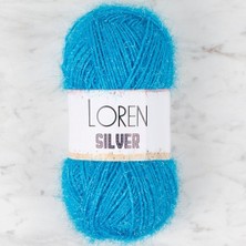 Loren Silver Mavi El Örgü Ipi - RS0003 - 34090