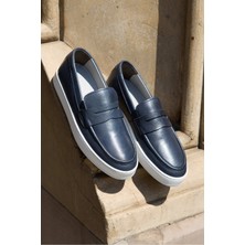 Vantaggio Shoes Ravenna %100 Hakiki Deri Erkek Loafer Ayakkabı, Günlük Casual Ayakkabı