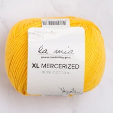 La Mia Xl Mercerized Koyu Sarı El Örgü Ipi - 181 - 33771