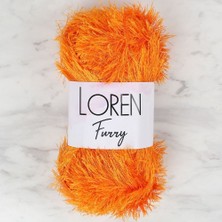 Loren Furry Turuncu El Örgü Ipi - RF103 - 34065