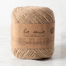 La Mia Re-Tweed Bej Melanj El Örgü Ipi - L122 - 34407