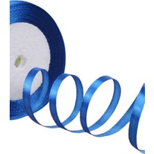 Saten Kurdele 2 cm 10 Metre Indigo