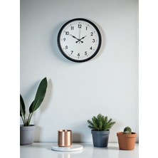 Zentime 36 cm Siyah Dekoratif Duvar Saati