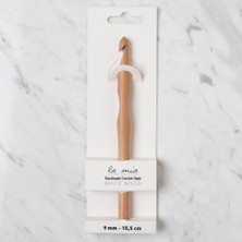 La Mia Whitewood 9 mm 15.5 cm Ahşap Yün Tığ