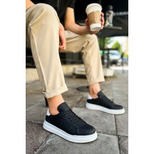 Verto CH979  Santoni Gbt Spor Erkek Ayakkabı Sıyah/beyaz