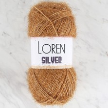 Loren Silver Kahverengi El Örgü Ipi - RS0054 - 34096