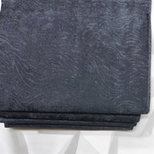 Kumaşçıtr Koltuk Çekyat Örtüsü 170-205 cm – Kaymaz Tabanlı Süngerli Kadife Kumaş Antrasit Gofraj Baskı