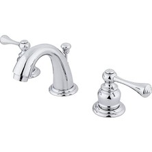 Starseven Brass KB911BL High Rise Mini Widerspread Lavatory Musluk, Cilalı Krom By