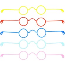 Amigurumi Gözlük 5 Adet Renkli