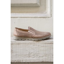 Vantaggio Shoes Massa Nubuk Deri Delikli Comfort Erkek Ayakkabı