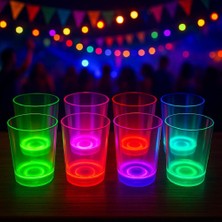 NW NessiWorld Partyglow Neon Sarı Bardak 8.5 x 10.5 cm