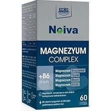 Starseven Edis Pharma Noiva Magnezyum Complex, 60 Kapsül, Magnezyum Bisglisinat Taurat Malat Sitrat ve B6 Vit