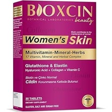 Starseven Bioxcin Women's Skin Tablet – Kolajen, Biotin, Glutatyon, Hyaluronik Asit ve Vitamin C Içeren Kadın