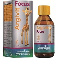 Starseven Argivit Focus Fosfotidilserin, L Arjinin, Multivitamin ve Multimineral Içeren Sıvı 150 ml Portakal