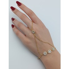 Lagül Aksesuar 316L Çelik Kararmaz Paslanmaz Suya Dayanıklı Gold Şahmeran