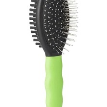 Çift Taraflı Kedi Tüy Fırçası, S, Green, Double