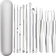 Mey İthalat 11 Parça Siyah Nokta Temizleyici Cilt Bakım Komedon Seti