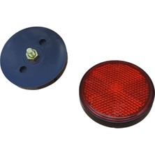 Scooter - Cg Uyumlu Reflektör Yuvarlak Kırmızı 6 mm 6 Adet Erpilsan Elektronik