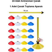Liggo 24 Adet Antrenman Çanağı Çanak Toplama Aparatı Seti Antrenman Kukası Idman Çanağı Eğitim Seti