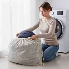 urfakent bilişim ve medya danışmanlık Buffer® Battal Boy 120X150 cm Mont ve Perde Yıkama Filesi–extra Büyük, Dayanıklı, Nefes Alabilir Çamaşır Koruma Torbası