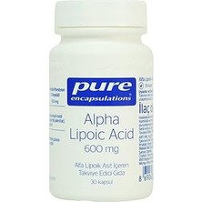 Starseven Pure Encapsulations Alpha Lipoic Acid 600MG Antioksidan Takviye Edici 30 Kapsül