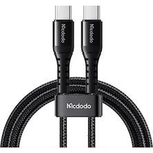 Starseven Mcdodo CA-5643 60W 3A Type-C To Type-C Şarj ve Data Kablosu Siyah - 2m