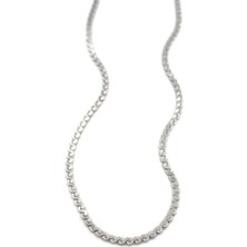 Royaleks Ezme Zincir Sonsuzluk Kolye - Gümüş