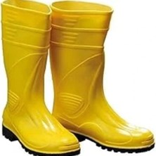 Pvc Uzun Çizme Sarı 43 Numara