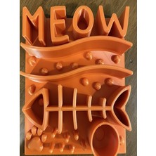 Generic Kediler Için 3D Baskı Mama Zeka Oyuncağı – Patiyle Mama Alma, Yavaş Besleme ve Zihinsel Aktivite Sağlayan Etkileşimli Kedi Oyuncağı