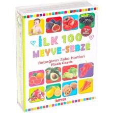 NW NessiWorld 1765 Flash Card Ilk 100 Meyveler Eğitici Kartlar