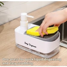 NW NessiWorld Çift Hazneli Sıvı Sabunluk ve Süngerlik Hazneli