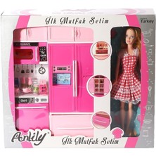NW NessiWorld 02318 Anlily Bebekli Mutfak Dolabı Oyun Seti