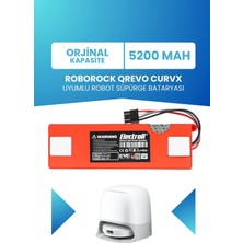 Electroll Roborock Qrevo Curvx Uyumlu Batarya 5200MAH Robot Süpürge Bataryası (QRCX02-00)