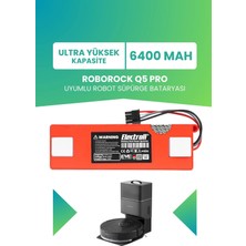 Electroll Roborock Q5 Pro Uyumlu Batarya 6400MAH Robot Süpürge Bataryası (Q5PR52-00)
