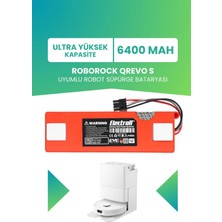 Electroll Roborock Qrevo S Uyumlu Batarya 6400MAH Robot Süpürge Bataryası (Qrevo S)