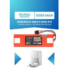 Electroll Roborock Qrevo Edge 5V1 Uyumlu Batarya 5200MAH Robot Süpürge Bataryası (QRES02-00)