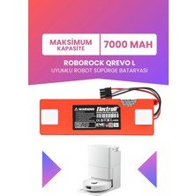 Electroll Roborock Qrevo L Uyumlu Batarya 7000MAH Pil Robot Süpürge Bataryası (Qrevo L)