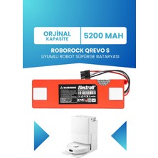 Electroll Roborock Qrevo S Uyumlu Batarya 5200MAH Robot Süpürge Bataryası (Qrevo S)