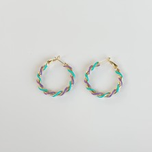 Vesce Atelier Candy Twist Halka Küpe