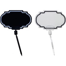 Saplamalı Fiyatlık Round - Şeffaf (Pakette 10 Adet)