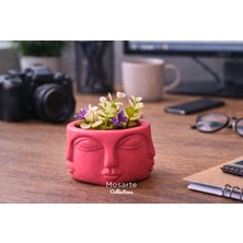 Mosarte Buda Series Minimalist Soyut Yüz Vazo / Heykel – Modern Dekoratif  (Orta Boy)