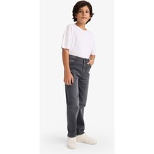 DeFacto Straight Fit Düz Paça Jean Pantolon Erkek Çocuk F8432A826SM