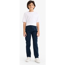 DeFacto Düz Paça Gabardin Pantolon Erkek Çocuk X4224A626SP