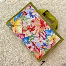 Yağ Yeşili Su Itici Özellikli Kitap Çantası 2 Cepli